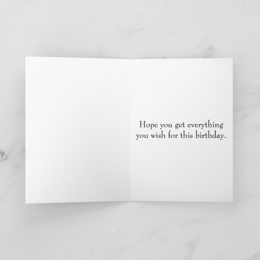 EGG MCMUFFIN BIRTHDAY CARD KARTE (Innenseite)