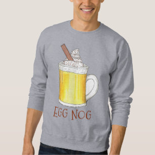 Egg Nog Eggnog Ugly Weihnachtsfeiertag Xmas Sweate Sweatshirt