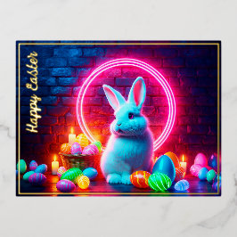 Egg Osterblich schöne pagan eleganten Nebel Folien Feiertagspostkarte