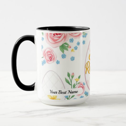 Egg Renewal Pattern Mug Tasse (Links)