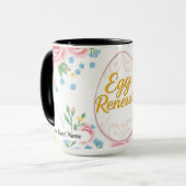 Egg Renewal Pattern Mug Tasse (Vorderseite Links)