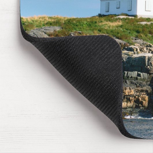 Egg Rock Lighthouse, Bar Harbour Maine Mousepad (Ecke)
