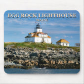 Egg Rock Lighthouse, Bar Harbour Maine Mousepad (Vorne)