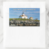 Egg Rock Lighthouse, Bar Harbour Maine Stickers (Tasche)