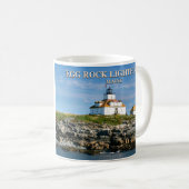Egg Rock Lighthouse, Bar Harbour Maine Tasse (VorderseiteRechts)