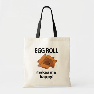 Egg Roll Macht Mich Glücklich Egg Roll Tragetasche