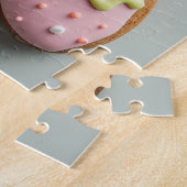 Egg-shaped Easter cookies with pastel icing Puzzle (Seite)