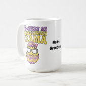 Egg-spert At Unnecessary Drama Funny Retro Easter  Kaffeetasse (Vorderseite Links)