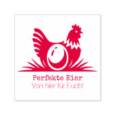 Egg stamp hen  permastempel (Design)