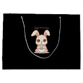 Egg-stra Cute Große Geschenktüte (Rückseite)