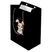Egg-stra Cute Mittlere Geschenktüte (Rückseite Schrägansicht)