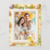🐇 Egg-stra Niedlich Ostergrüße Feiertagspostkarte (Vorderseite)