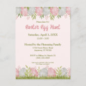 Egg-stra Sweet Customizable Ostereier Hunt Postkarte (Vorderseite)