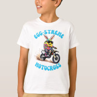 Egg-Streme Motocross - Ostern-Sprücheshirt