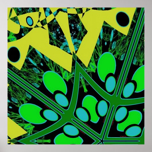 Egg Theorie IV - Ken Gage Abstrakt Poster (Vorne)