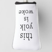 Egg Trending Funny Spaß Dieser Jolk ist Geweckt Golf Headcover (Rotieren 90)