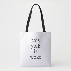 Egg Trending Funny Spaß Dieser Jolk ist Geweckt Tasche