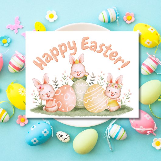 Egg-zellent Ostergrüße Feiertagspostkarte