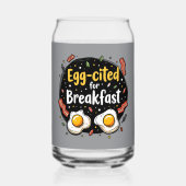 Egg zitiert for Breakfast Funny Feinschmecker Pun Dosenglas (Vorderseite)