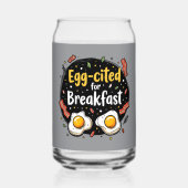 Egg zitiert for Breakfast Funny Feinschmecker Pun Dosenglas (Rückseite)