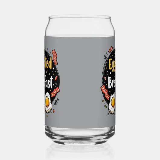 Egg zitiert for Breakfast Funny Feinschmecker Pun Dosenglas (Links)