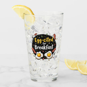 Egg zitiert for Breakfast Funny Feinschmecker Pun Glas