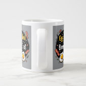 Egg zitiert for Breakfast Funny Feinschmecker Pun Jumbo-Tasse (Rückseite)