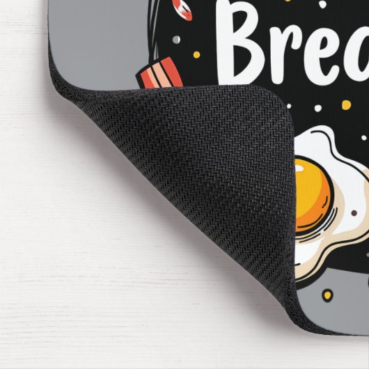 Egg zitiert for Breakfast Funny Feinschmecker Pun Mousepad (Ecke)