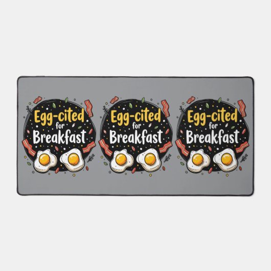 Egg zitiert for Breakfast Funny Feinschmecker Pun  Schreibtischunterlage (Vorderseite)