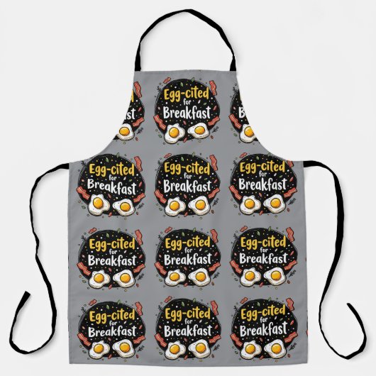Egg zitiert for Breakfast Funny Feinschmecker Pun  Schürze (Vorderseite)