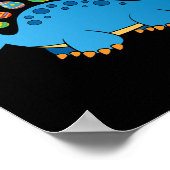 Eggasaurus Ostereier Jagd Dinosaurier Stegosaurus  Poster (Ecke)