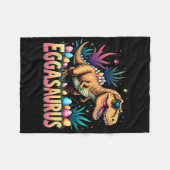 Eggasaurus Ostern Stegosaurus Dinosaur Jungen Kind Fleecedecke (Vorderseite (Horizontal))