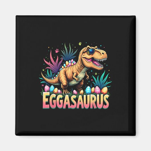 Eggasaurus Ostern Stegosaurus Dinosaur Jungen Kind Magnet (Vorne)