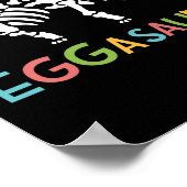Eggasaurus Ostern Stegosaurus Dinosaur Jungen Kind Poster (Ecke)