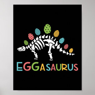 Eggasaurus Osterstegosaurus Dinosaurier Jungen Kin Poster