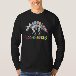 Eggasaurus Stegosaurus Egg Dinosaur Happy Oaster D T-Shirt