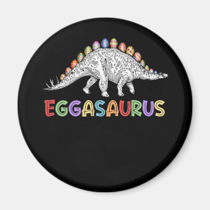 Eggasaurus Stegosaurus Egg Dinosaur Happy Oaster Magnet