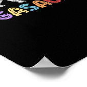 Eggasaurus Stegosaurus Egg Dinosaur Happy Oaster Poster (Ecke)