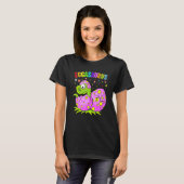 Eggasaurus Stegosaurus Happy Oaster Eggs Dinosauri T-Shirt (Vorne ganz)