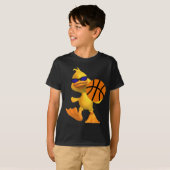 Eggbert die Ente scherzt coolen Basketball-T - T-Shirt (Vorne ganz)
