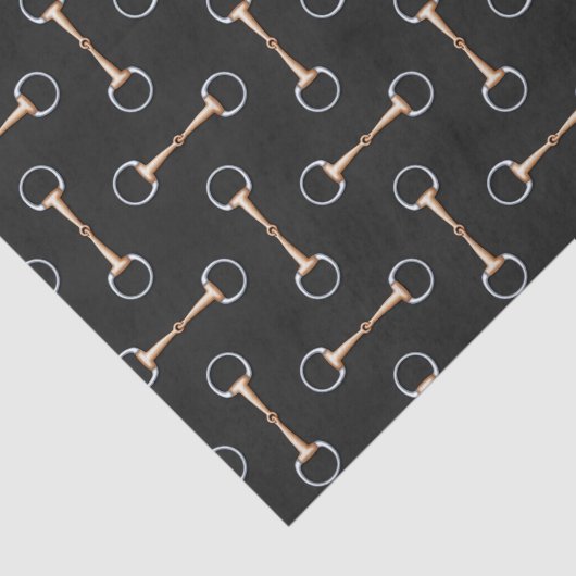 Eggbutt Snaffle Bits Equestrian Seidenpapier