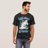 EggCellent Egg Jäger Niedlich Ostern Bunny Egg Zit T-Shirt (Vorne ganz)