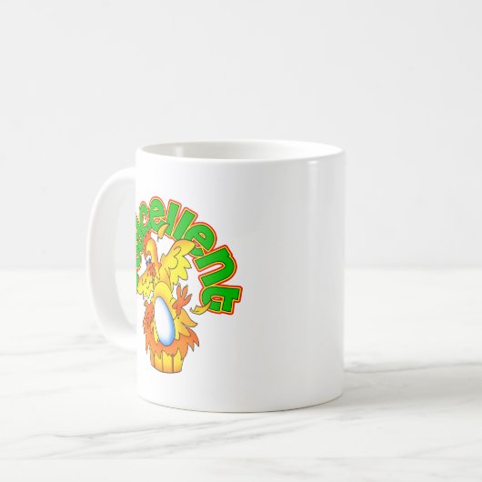 Eggcellent Kaffeetasse (Vorderseite Links)