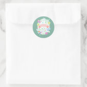 Eggcellent Oaster Runder Aufkleber (Tasche)