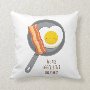 Eggcellent Together Süßer Speck und Eier Kissen