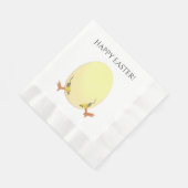 Eggcted Happy Oaster Chick Serviette (Ecke)