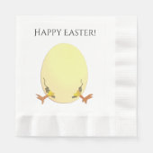 Eggcted Happy Oaster Chick Serviette (Vorderseite)