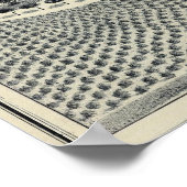 Eggers Vineyard, Fresno Poster (Ecke)