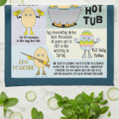 Egghead Eggs Küchenwäsche Handtücher (Gefaltet)