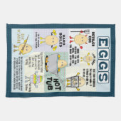 Egghead Eggs Küchenwäsche Handtücher (Horizontal)